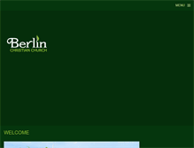 Tablet Screenshot of berlinchristianchurch.org